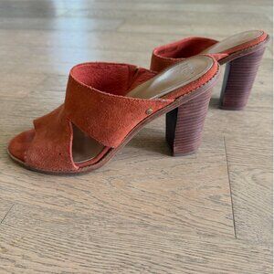 UGG Burnt Orange Heels - Size 10